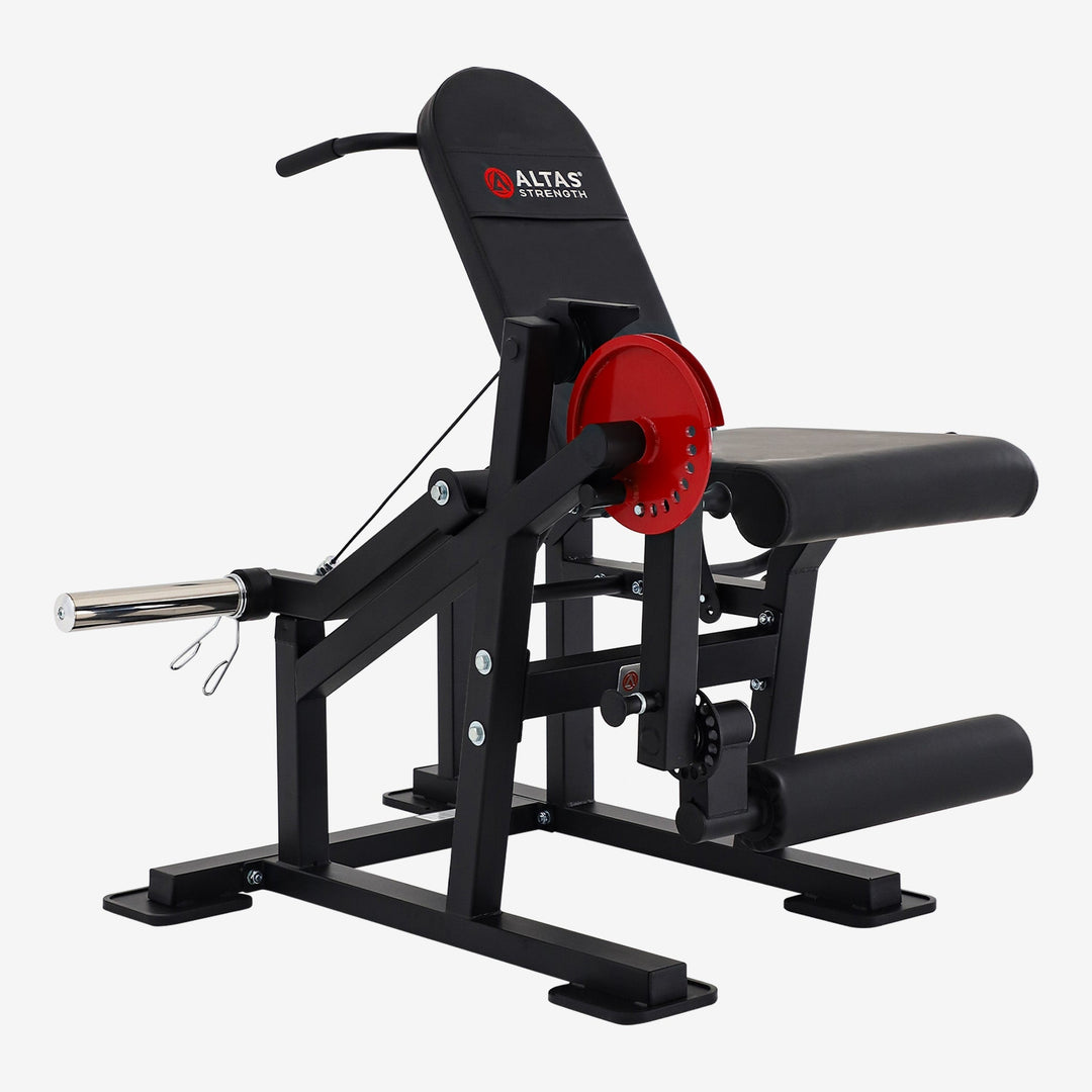 Compact Leg Curl & Extension Machine for Home Gym – ALTAS AL-169 Strength Equipment