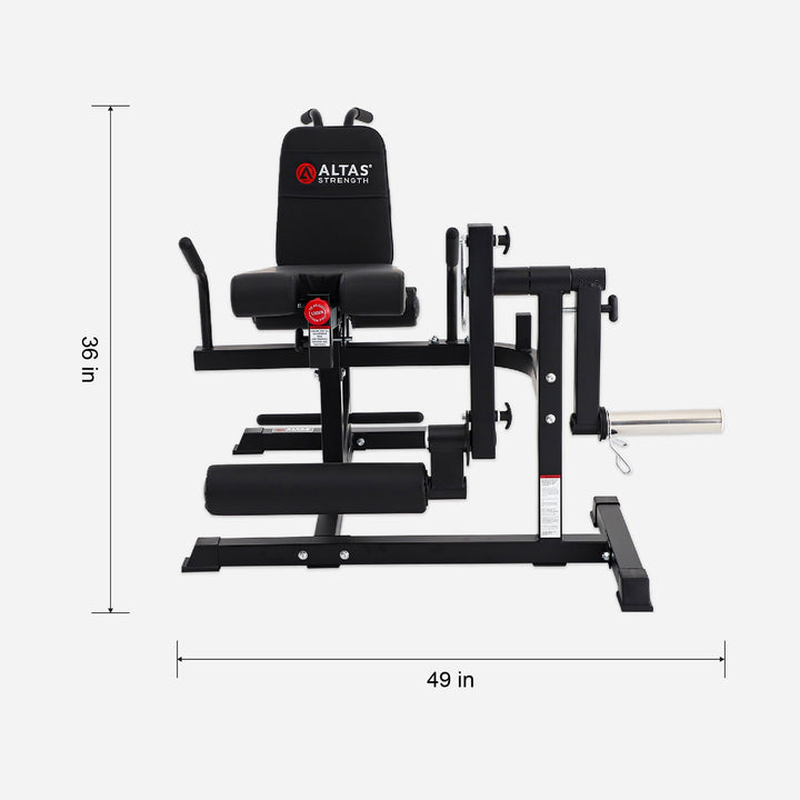 Leg Curl & Extension Machine for Home Gym – ALTAS AL-3036 Strength Equipment