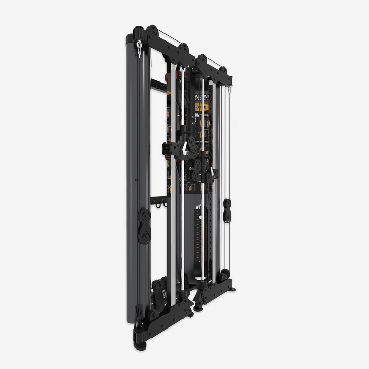 Gym machine frame on a white background
