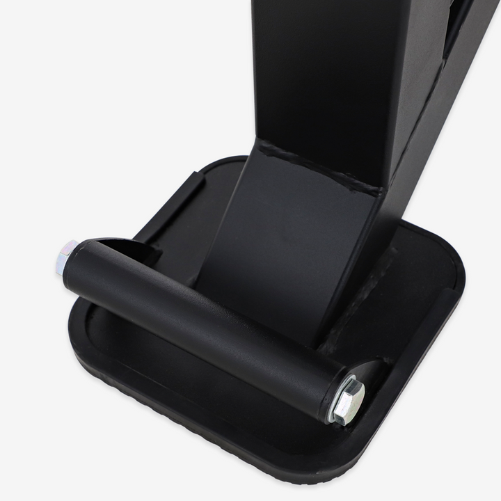 Black ink cartridge with holder on a white background