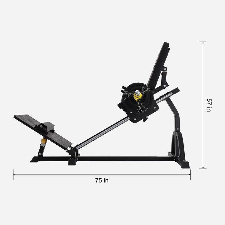 Compact Leg Sled Machine for Home Gym – ALTAS AL-6007 Strength Equipment