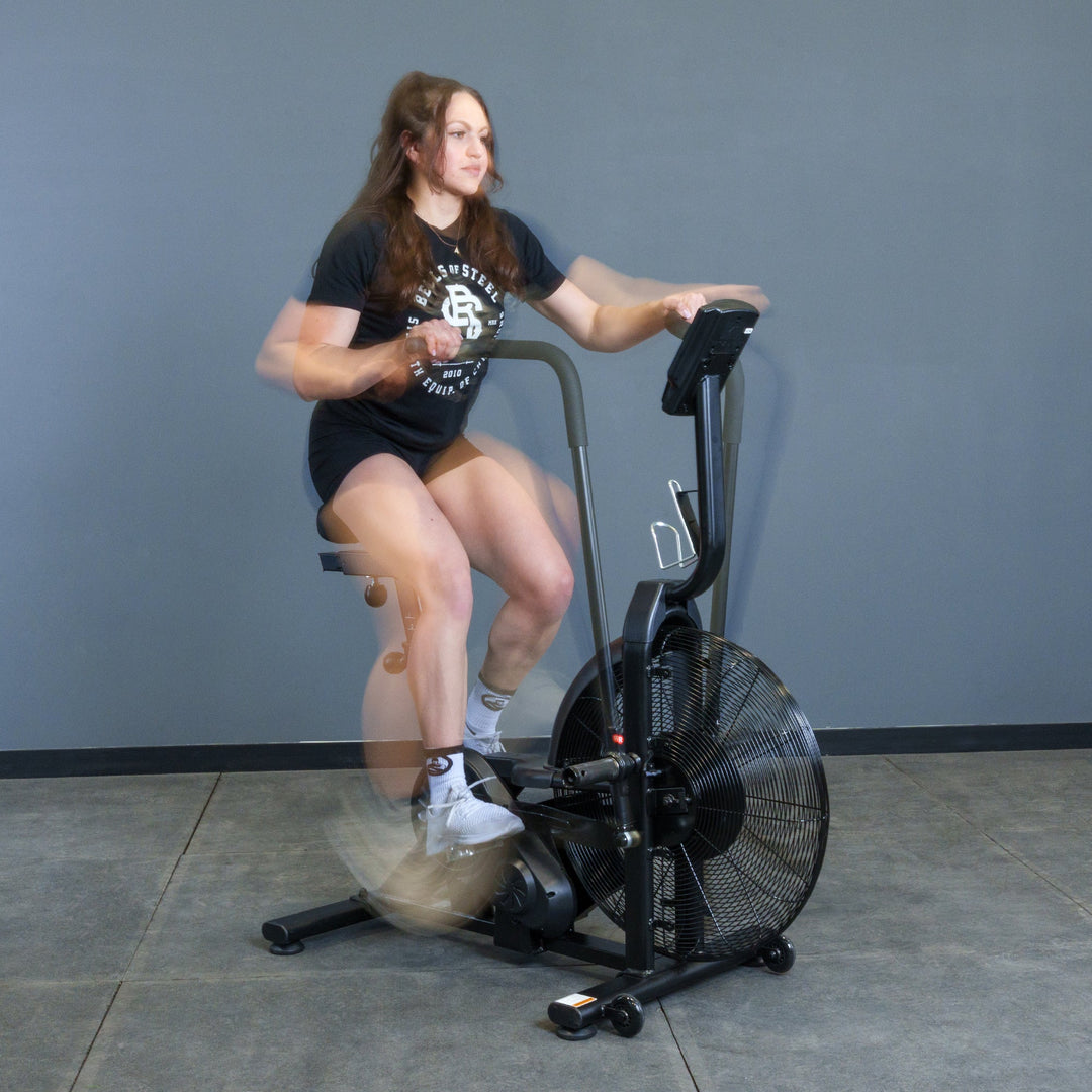 Residential Air Bike with Wind Guard