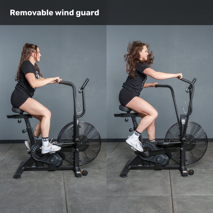 Residential Air Bike with Wind Guard