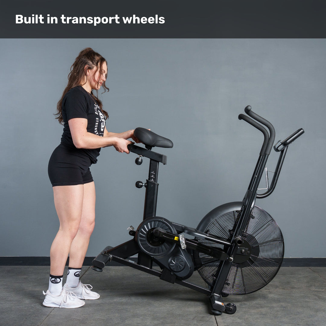 Residential Air Bike with Wind Guard