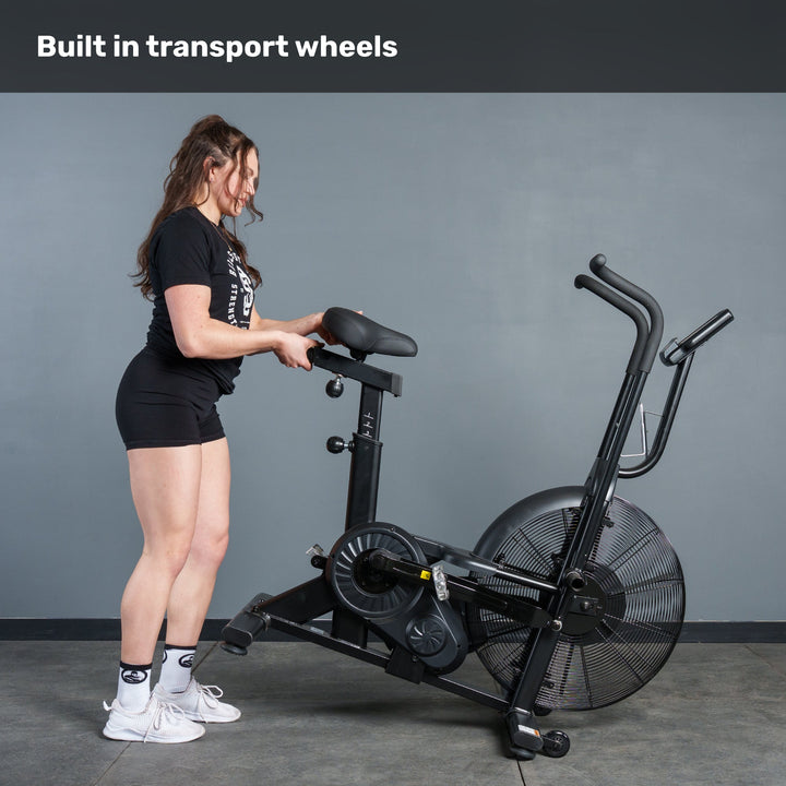 Residential Air Bike with Wind Guard