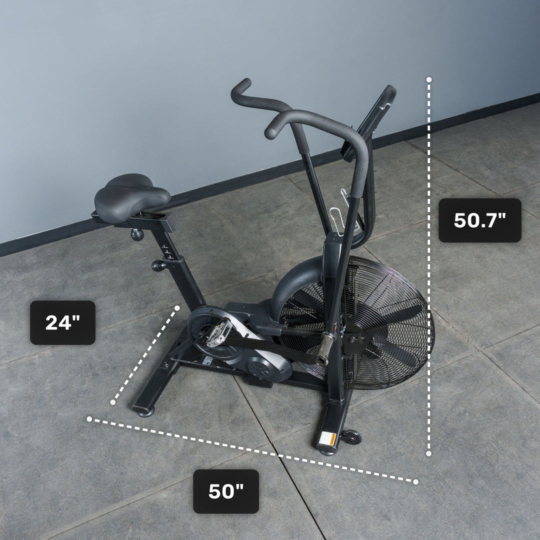 Residential Air Bike with Wind Guard