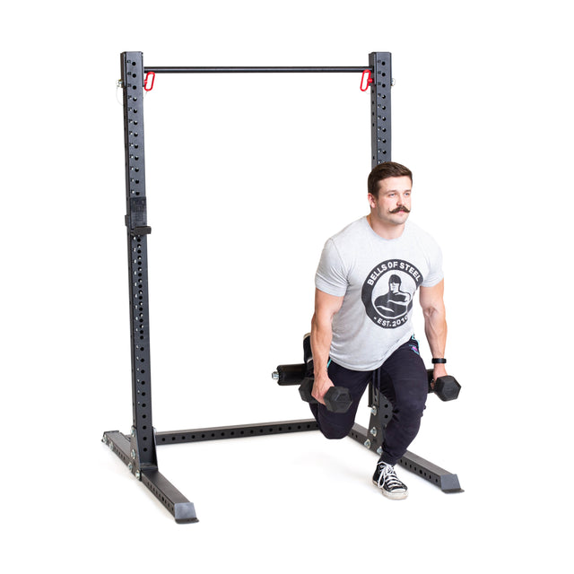 Split Squat Leg Roller Rack Attachment