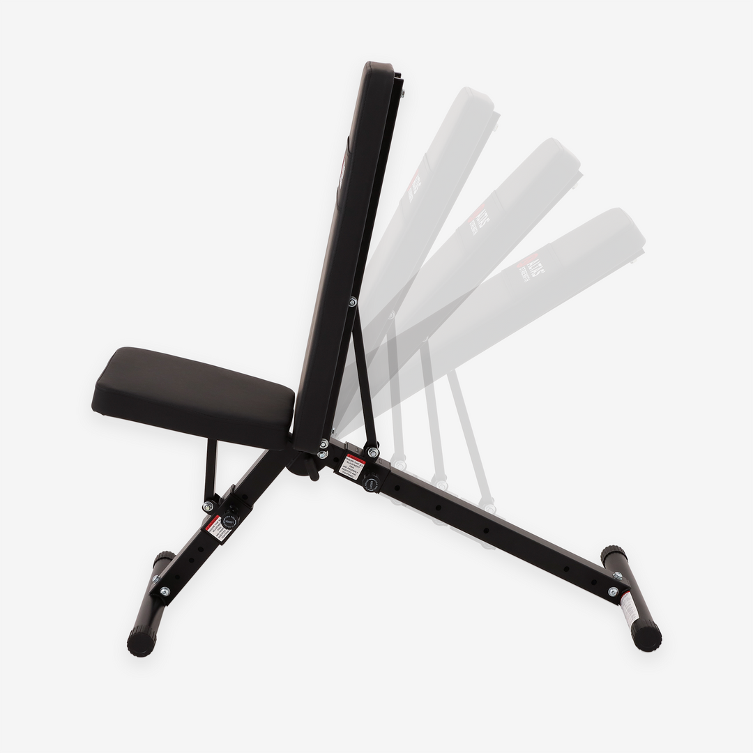 Folding Adjustable Weight Bench for Home Gym – ALTAS AL-4015 Utility Bench
