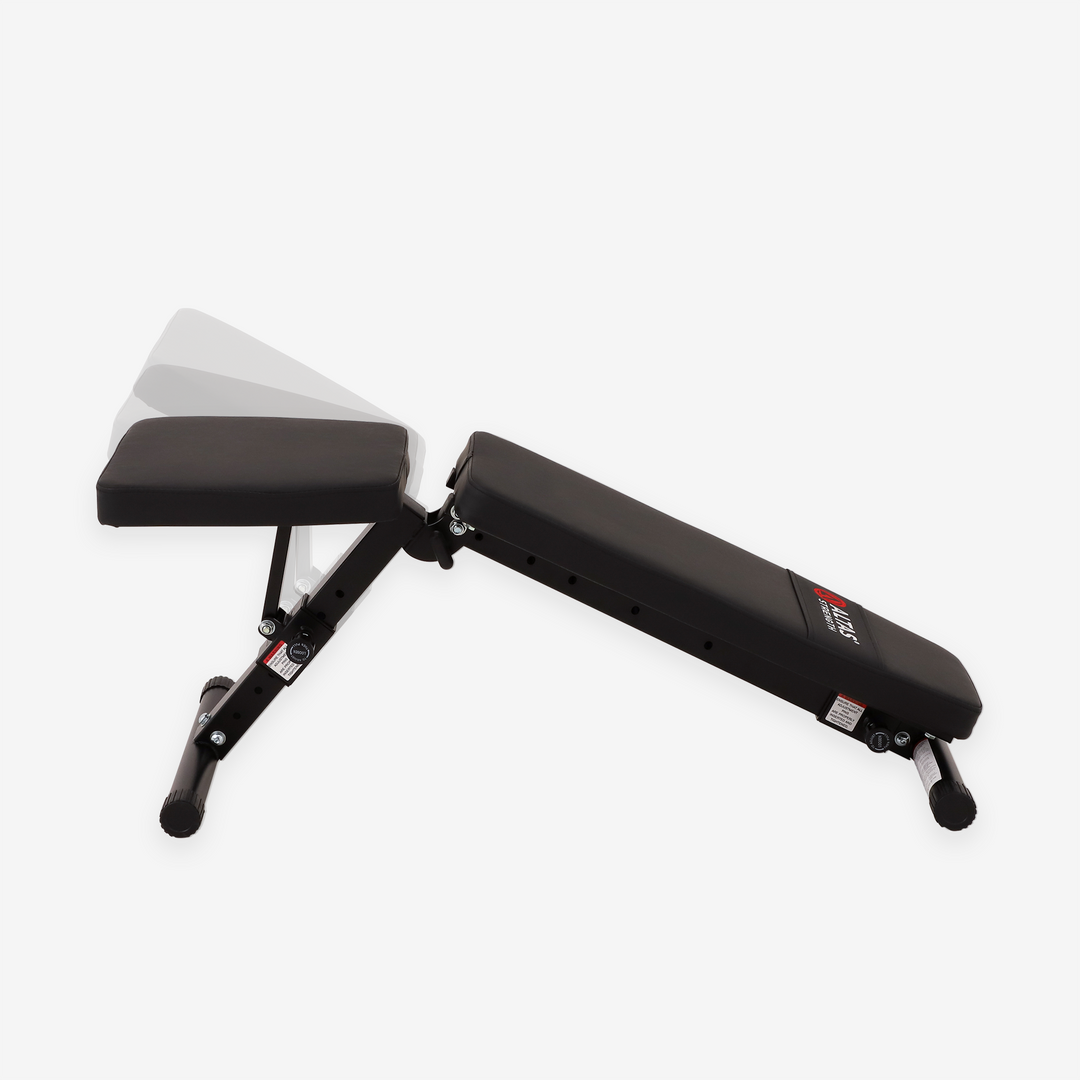 Folding Adjustable Weight Bench for Home Gym – ALTAS AL-4015 Utility Bench