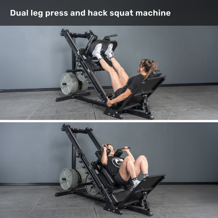 Leg Press Hack Squat Machine - view 3