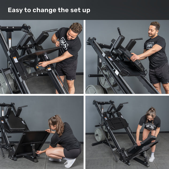 Leg Press Hack Squat Machine - view 6