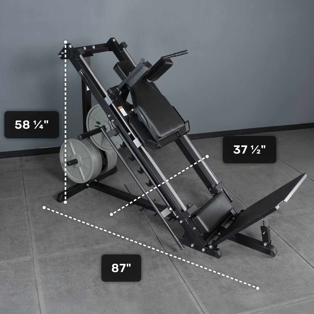 Leg Press Hack Squat Machine - view 8