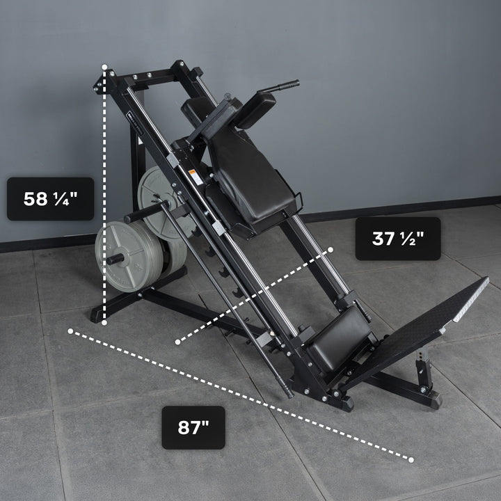 Leg Press Hack Squat Machine - view 8