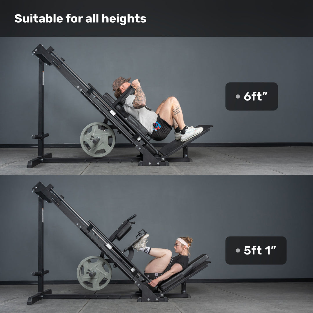 Leg Press Hack Squat Machine - view 9