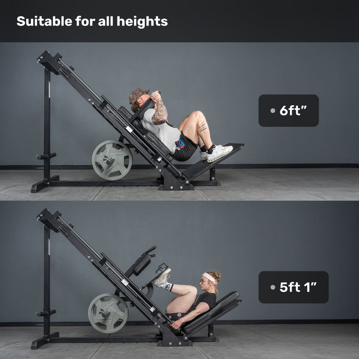 Leg Press Hack Squat Machine - view 9