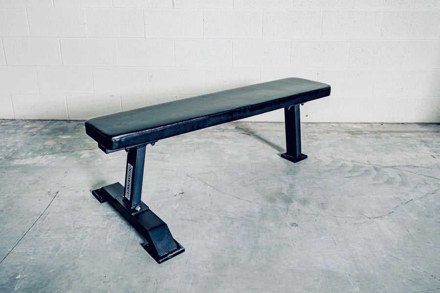X-RIVAL Flat Bench XRFB01, durable weight bench for strength training, perfect for barbell and dumbbell exercises.
