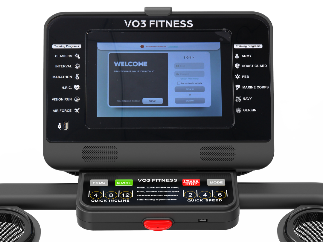 VO3 Fitness T30e Folding Treadmill